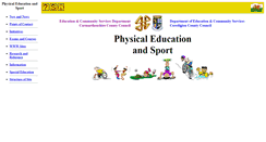 Desktop Screenshot of physed.ysgolccc.org.uk