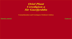Desktop Screenshot of oriel.ysgolccc.org.uk